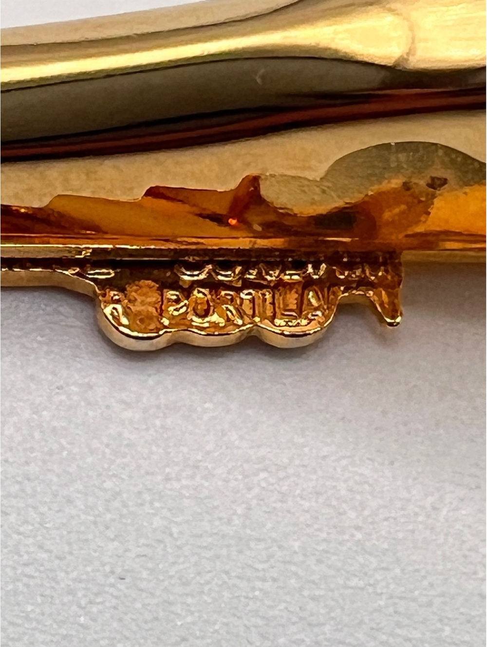 Vintage Railroad Train Tie Clip Pin Lot Swank Pennsylvania Locomotive 3 Pc - Picture 3 of 9